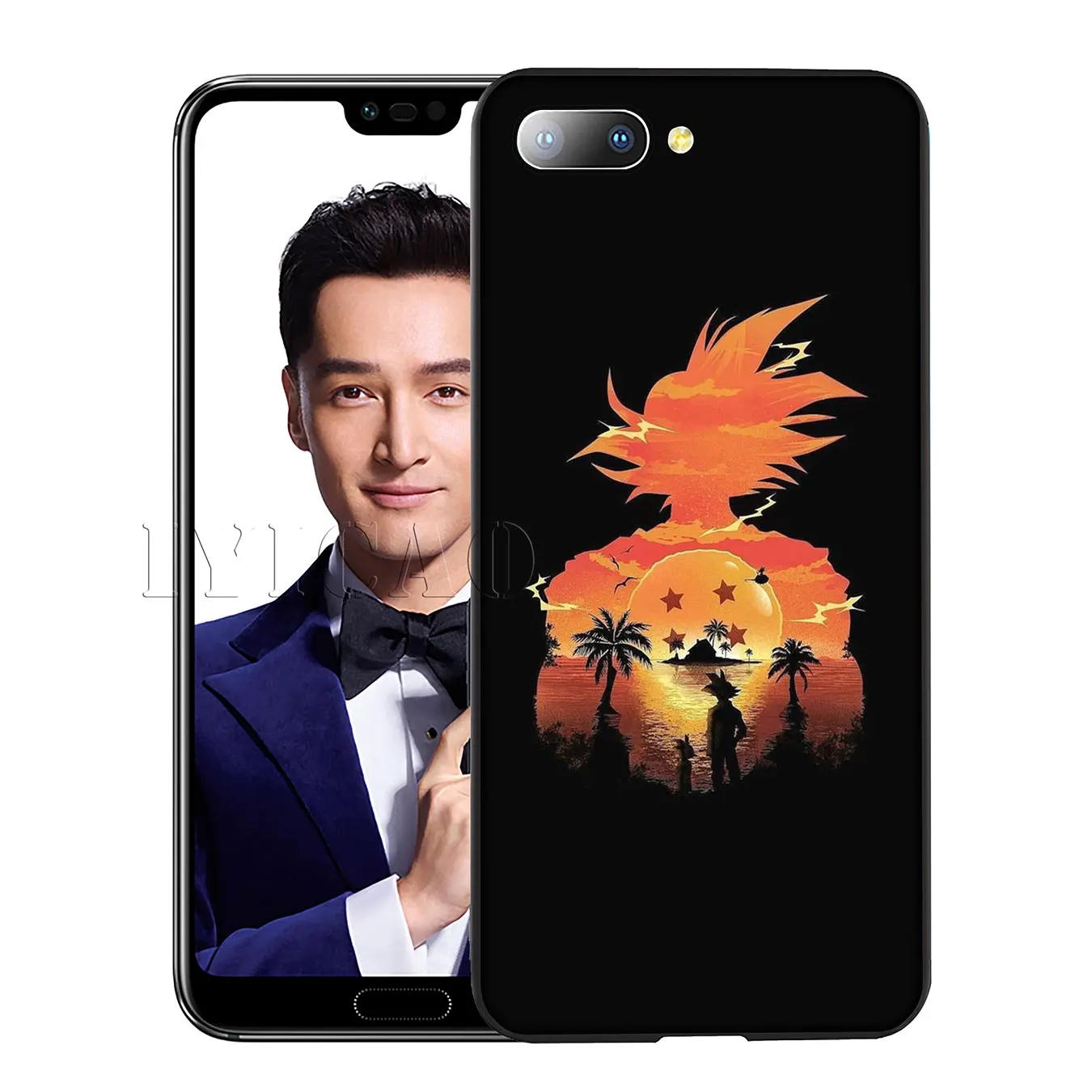 IYICAO Anime Dragon Ball Saiyan Goku Silicone Soft Case for Huawei Y7 Y6 Prime Y9 2018 Honor 8C 8X 8 9 10 Lite 6A 7C 7X 7A Pro |