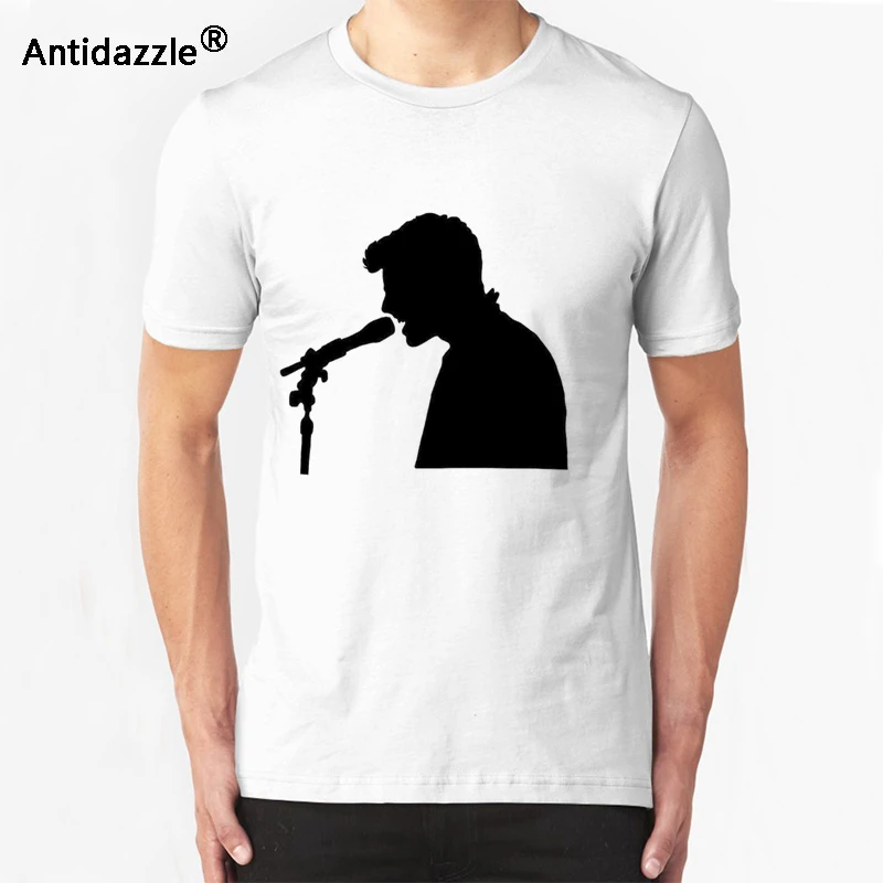 Antidazzle новинка Популярная мода Shawn для мужчин des Silouhette забавная Мужская футболка с
