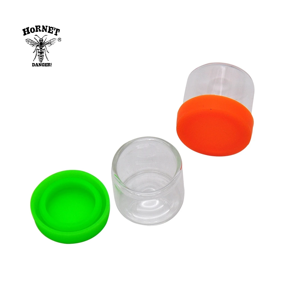 HORNET антипригарное стекло FDA силиконовый контейнер для воска масла Dab 8 мл