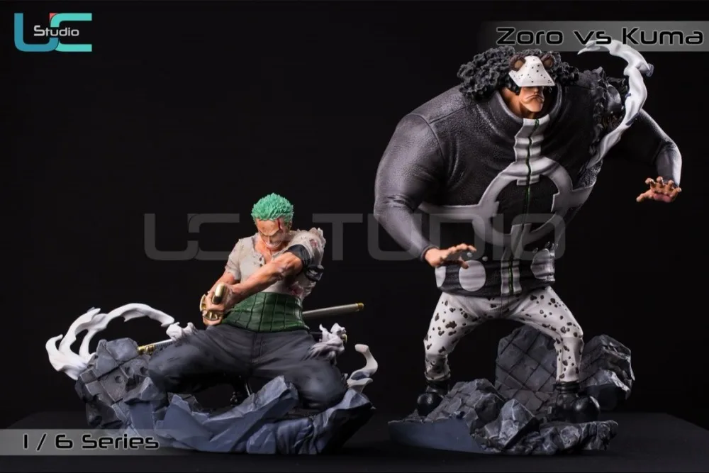 Фигурки моделей в наличии ucs One Piece Roronoa Zoro VS KUMA gk resin игрушечные фигурки для