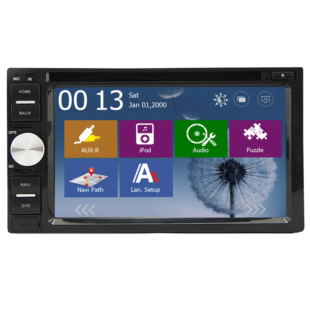 USB Видео Авторадио Авто DVD Плеер Навигации Аксессуары Стерео GPS Карта 6.2 "MP5 RDS
