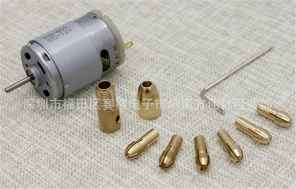Электродвигатель постоянного тока 12 В сверлильный станок с 6 шт 0 5-3 мм маленькая