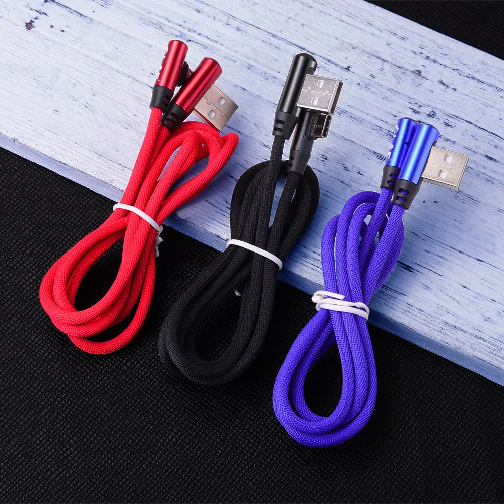 Олаф 2.4A Быстрая зарядка 90 градусов локоть микро USB кабель для Samsung S7 Xiaomi LG планшет