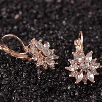 new imitation pearl heart crystal flower leaf angel wings geometry dangle earrings for women statement ear jewelry wholesale