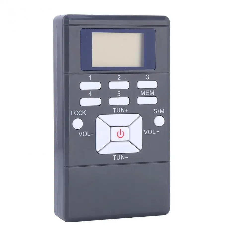 Мини радиочастотная модуляция ЖК FM радио цифровая обработка сигнала Портативный