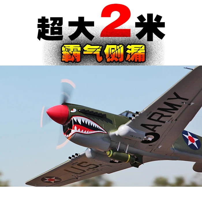 LX P40 2 м Wingspan Warhawk зеленая живопись самолета RC модель комплект/PNP/RTF | Игрушки и хобби