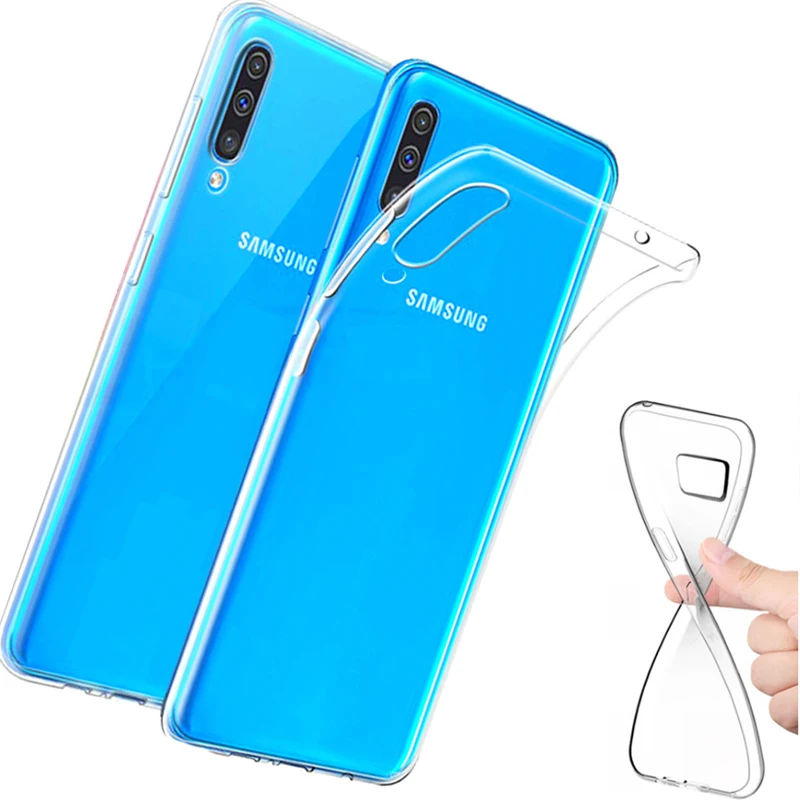 

SUREHIN case for Samsung galaxy A40 A50 A70 A60 A30S A20E S20 A51 A10S S10e S9 8 PLus transparent clear soft silicone case cover