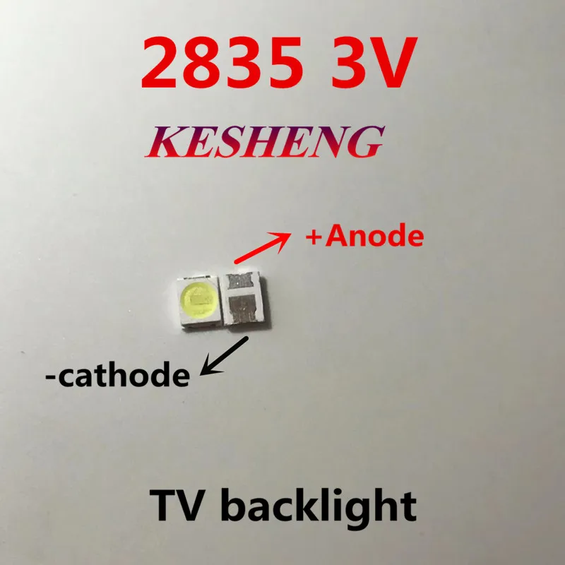 4000 шт/HONGLI TRONIC двойные чипы LED подсветка 1210 3528 2835 1 Вт 3В 100лм холодный белый ЖК