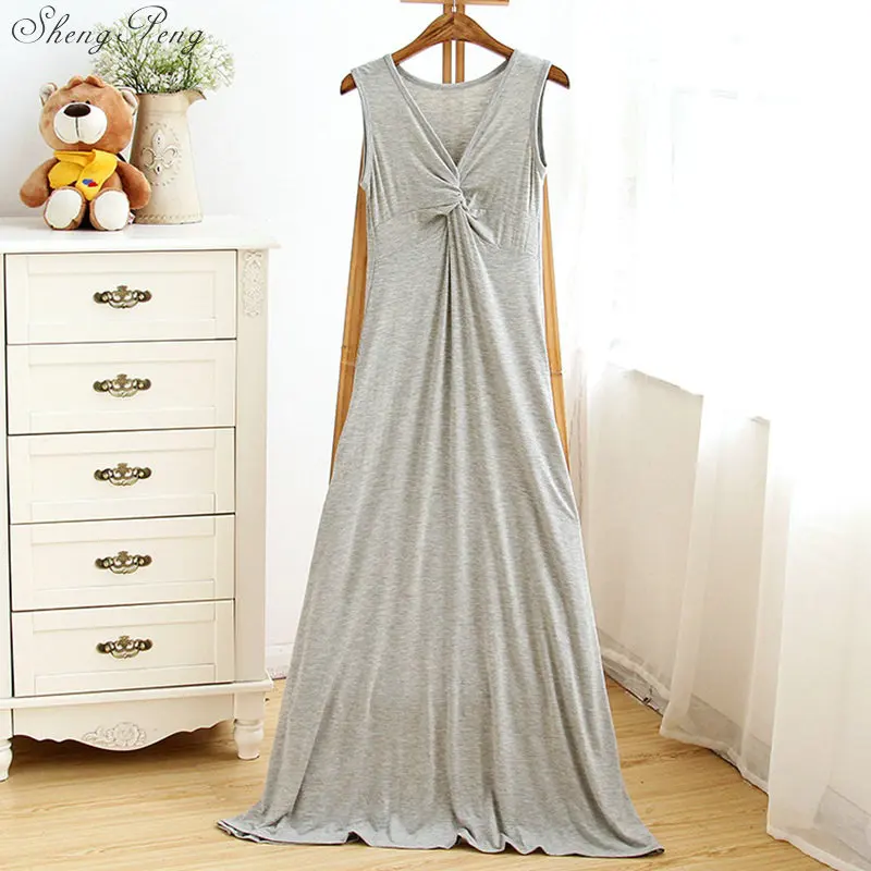 

2018 autumn ladies women sexy strap full slips long slips sleeveless plus underwear Comfortable sleep dress V1186