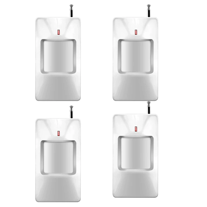 4 шт. Беспроводной общие Пассивный ИК детектор движения PIR Сенсор Широкий Ангел W