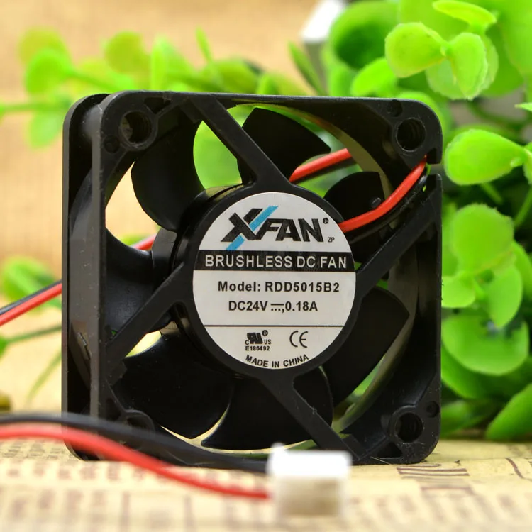 

New original RDD5015B2 DC24V 0.18A 5015 5cm 50 * 50 * 15MM 2-wire inverter fan