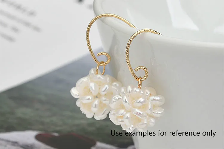 Copper plated genuine gold-shaped hook and ear hook-diy-hand-made materials for wrapped earrings accessories | Украшения и