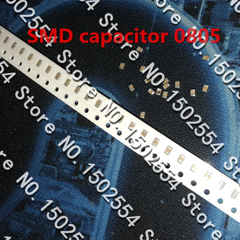 

100 шт./лот SMD керамический конденсатор 0805 75P 50V 75PF 750J NPO COG точность 5% = J Емкость