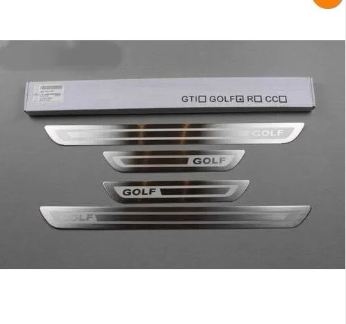 Ультратонкая Накладка на порог для Volkswagen GOLF 5 MK5/Rabbit 2006 2008 Стайлинг автомобиля|door