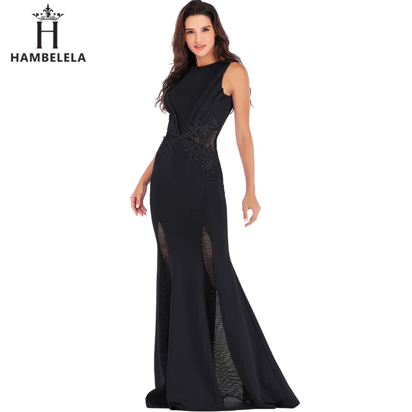 HAMBELELA Robe De Soiree Дешевые Кружевные Длинные вечерние платья русалки 2020 вечернее