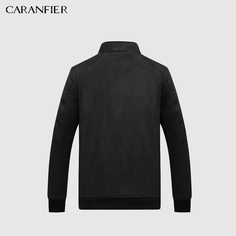 Мужские куртки с отложным воротником CARANFIER Design Jaqueta Masculino модные вельветовые