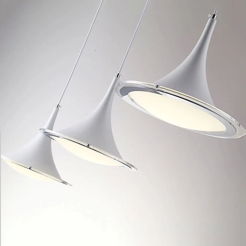 Современные светодиодные подвесные лампы для столовой светильники 12 Вт 18 форма