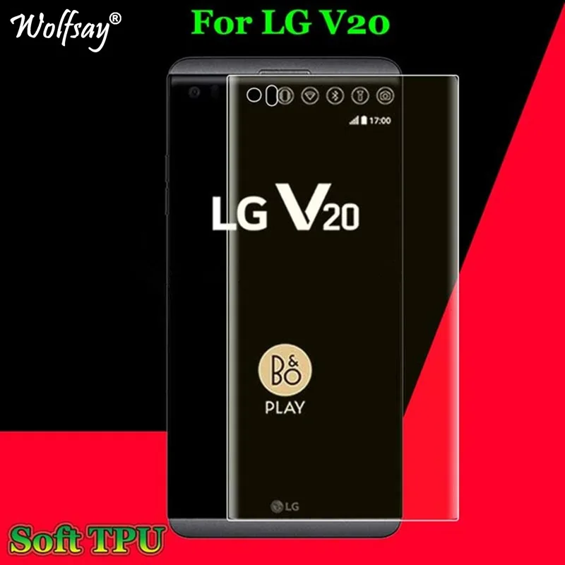 2 шт. полностью покрывающая нанопленка защитная пленка для LG V20 F800 H990N H990 мягкая из
