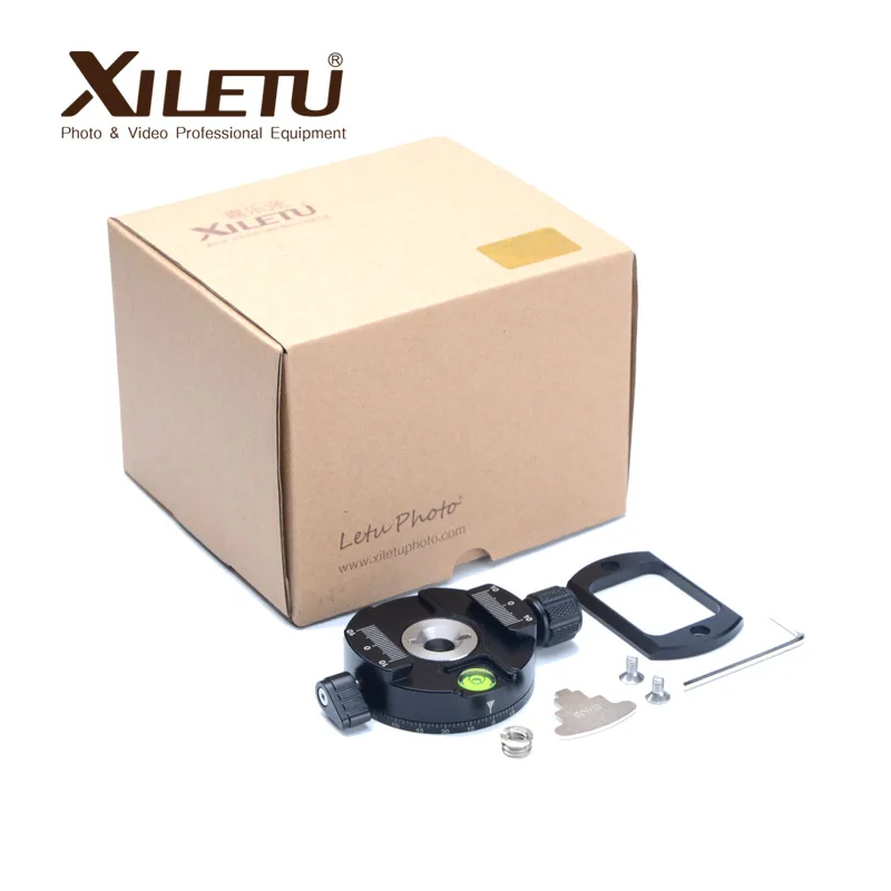 

XILETU XPC-60 360 Degree Panoramic Adapter Clamp Tripod Monopods Quick Mounting Plate For Arca Swiss