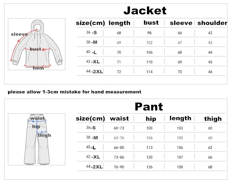 Женский зимний лыжный костюм куртка и штаны одежда для сноуборда теплый мягкий