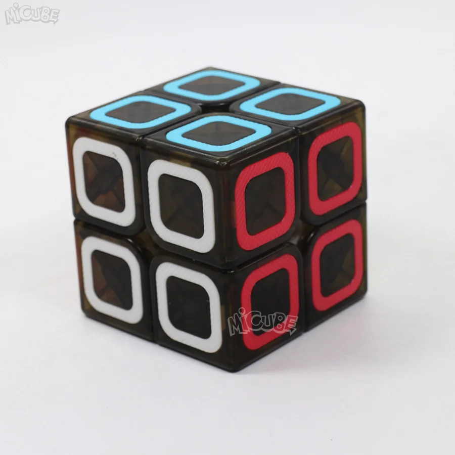 Qiyi куб 2x2 3x3 4x4 5x5 Ciyuan магический скоростной Куб прозрачный черный размерные игрушки для детей QizhengS