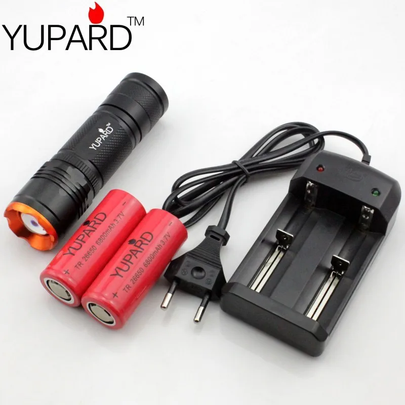 YUPARD XM L2 LED супер T6 Регулируемый Масштабируемые лампы факел 26650 18650 AAA 5 режимов