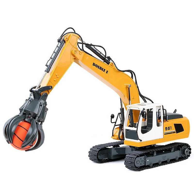 1:16 RC Escavator Автомобиль 2 4 ГГц 3 + сплав инструмент Инженерный пульт дистанционного