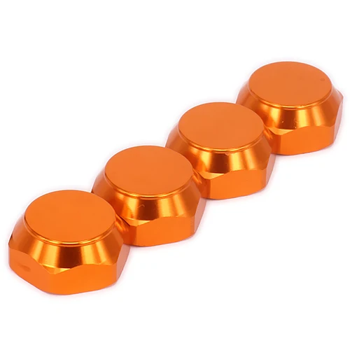 Orange M17 17 мм Ступица колеса Шестигранная гайка тонкая анти-Пылезащитная Крышка для 1/8 RC автомобиль багги Грузовик модернизированные Hop-Up части HSP осевой HPI Traxxas Himoto - Цвет: Orange