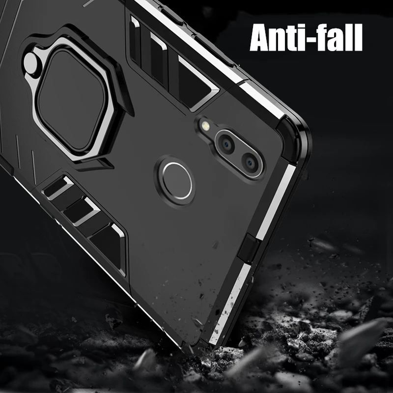 KEYSION For Samsung Galaxy M20 M30 Case Ring Holder Armor Soft Silicone Bumper Phone Finger shockproof Fundas | Мобильные телефоны