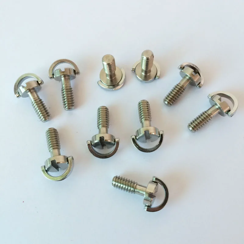 10 шт./лот длинный штатив из нержавеющей стали с винтовым соединением и ручкой для