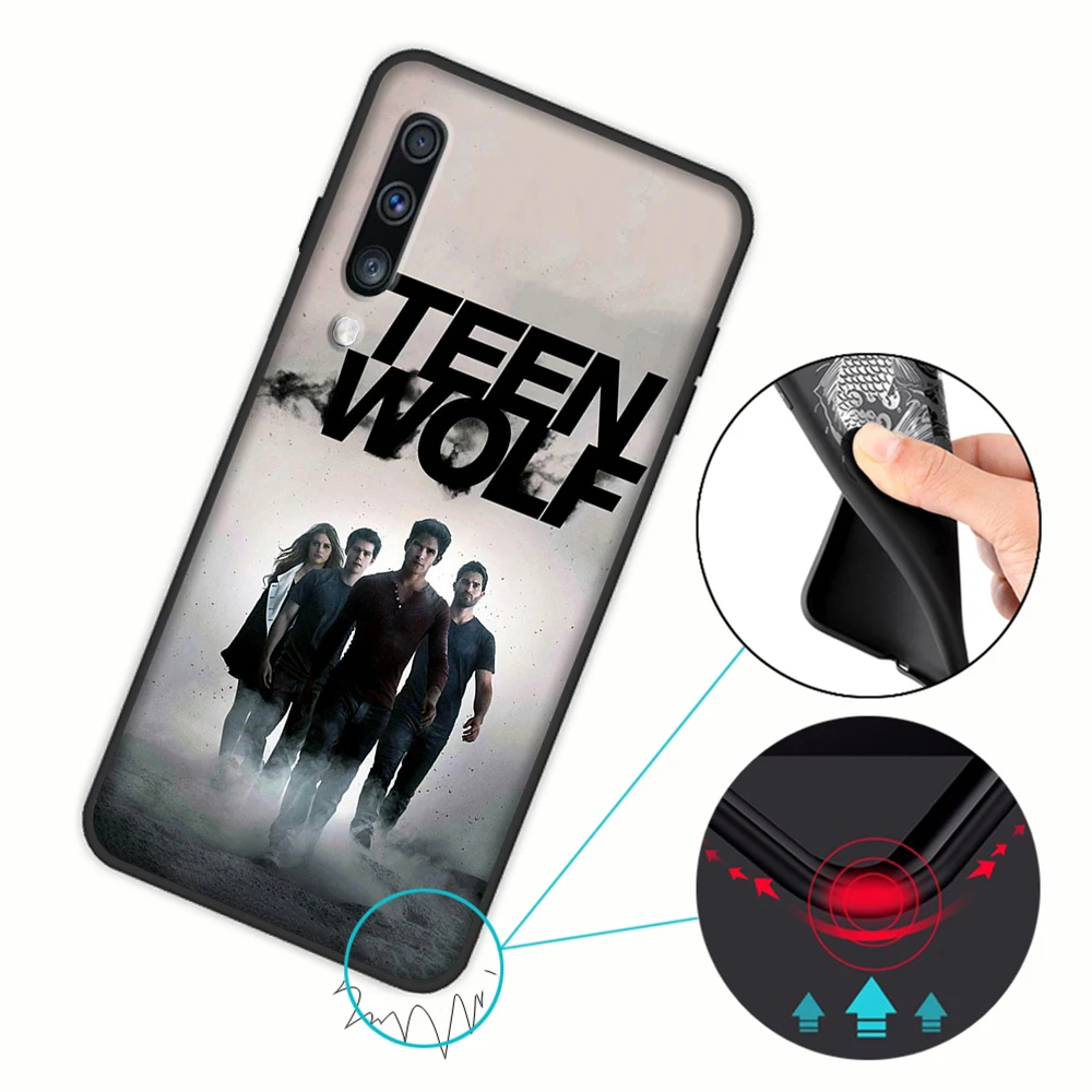 Мягкий чехол Teen Wolf для Samsung Galaxy A50 A6 Plus A7 A8 2018 A5 A9 A10 A30 A40 A70|Бамперы| |
