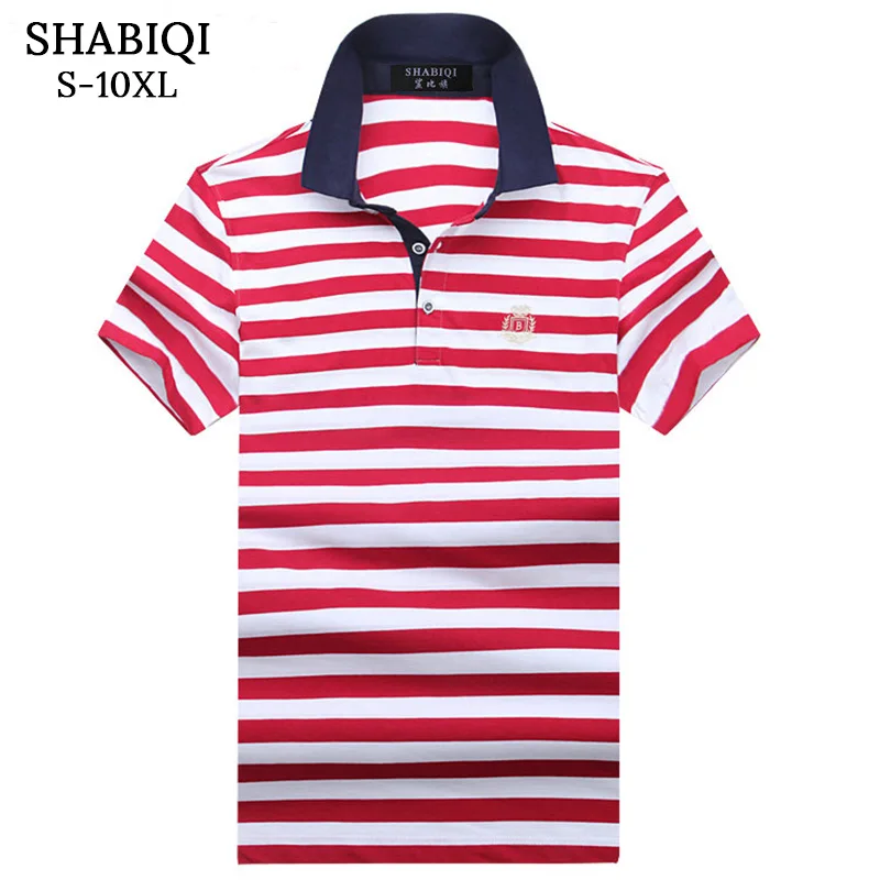 

SHABIQI Classic Brand Men shirt Men Polo Shirt Men Short Sleeve Polos Shirt T Designer Polo Shirt Plus Size 6XL 7XL 8XL 9XL 10XL