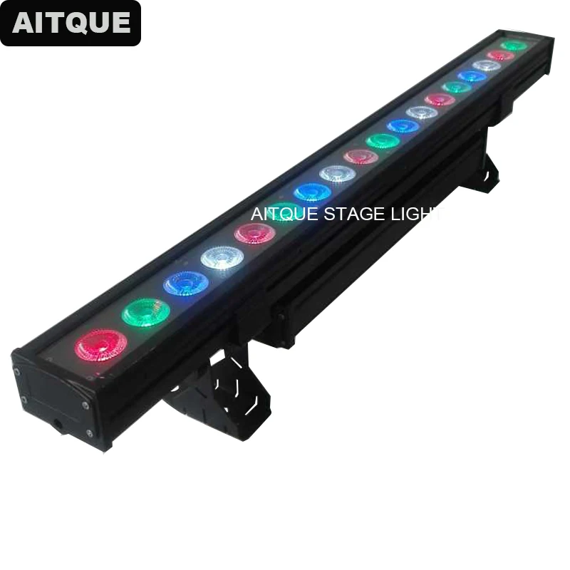 

(12 шт./Чехол) оборудование для ночного клуба wall 18 шт. quad led pixel rgbw bar dmx светодиодные прожекторы 10 Вт Настенный светильник uplighting flight чехол