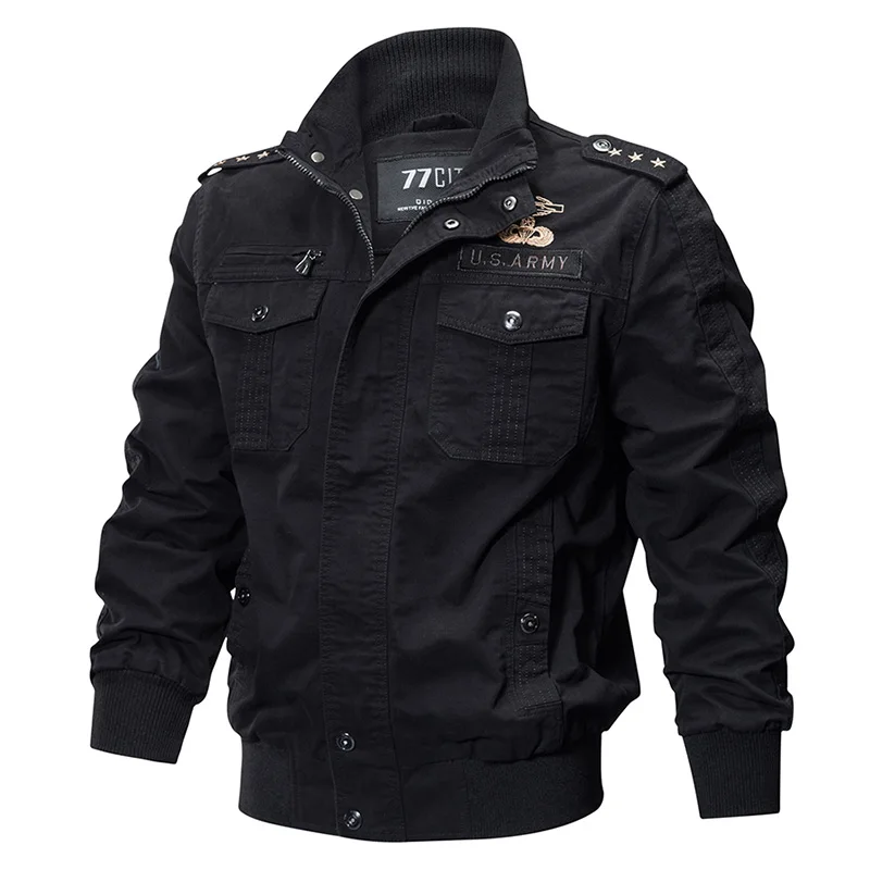 Military Pilot Jackets Men Winter Autumn Bomber Cotton Coat Tactical Army Jacket Male Casual Air Force Flight jaqueta masculina | Мужская