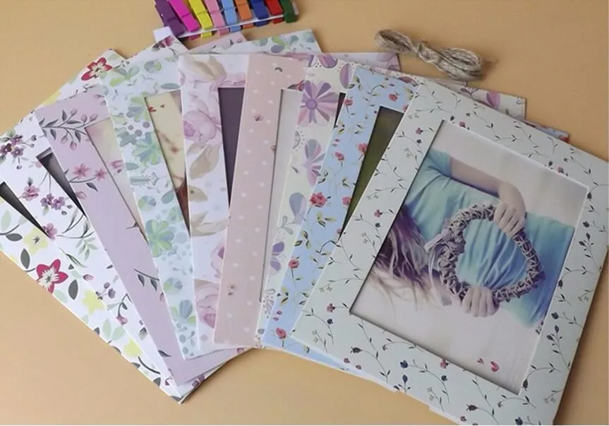 Креативный DIY фотообои комбинированная бумага фоторамка 3 дюймов 5 дюймов 6 дюймов 7 дюймов подвесной фотоальбом для детей и взрослых