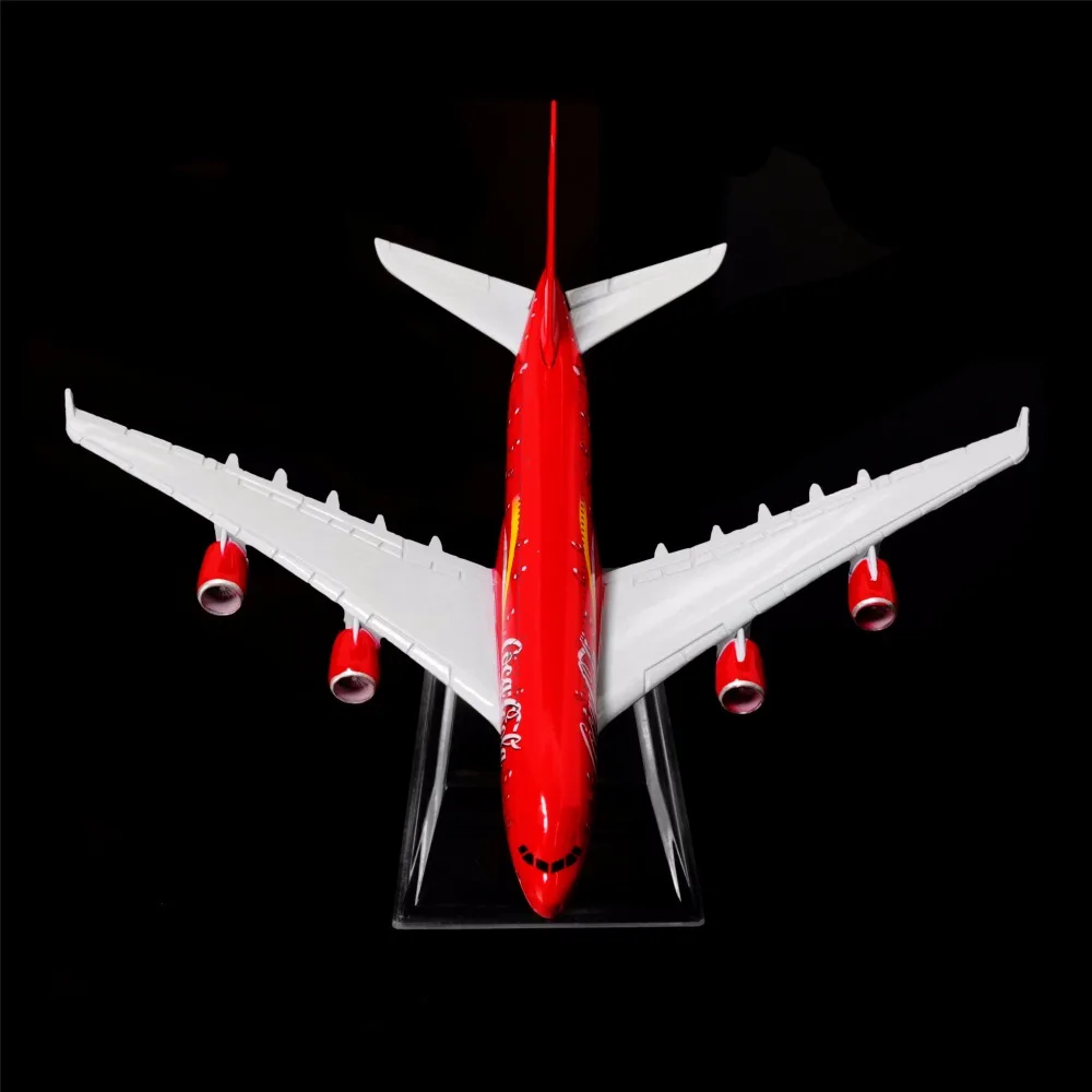 Металлическая Модель самолета COLA Airline A380 16 см 1:400| |