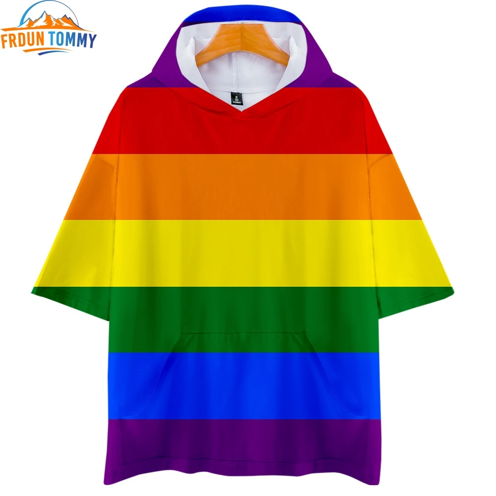 Для гей-прайда и лесбиянок высокое качество креативный LGBT с капюшоном новый 3D