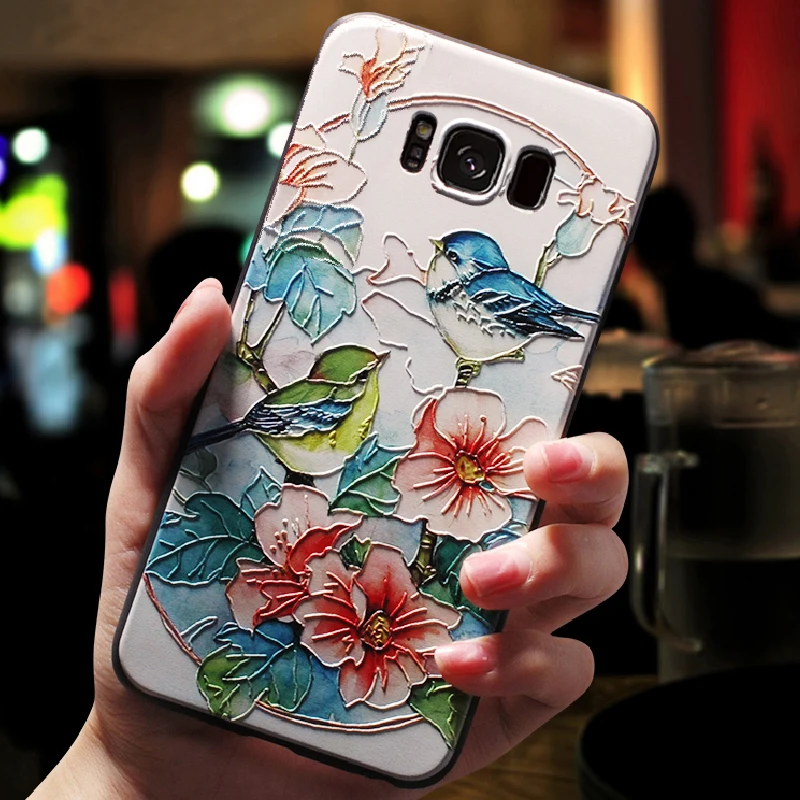 Yonlintan силиконовый 3d coque чехол для samsung galaxy s8 s 8 оригинальный роскошный мобильный