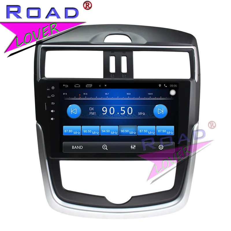 Автомобильный мультимедийный плеер TOPNAVI Android 6 0 2 ГБ + 32 9 дюймов два Din для Nissan Tiida 2016