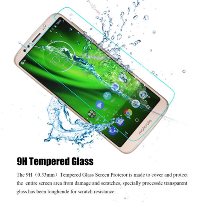 Wangcangli 2.5D Закаленное стекло для Motorola G6 plus Защитная пленка телефона ультратонкая
