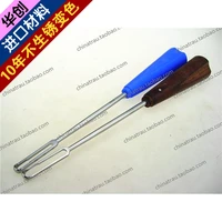 medical orthopedics instrument stainless steel spine scraper lumbar fusion device wooden handle
