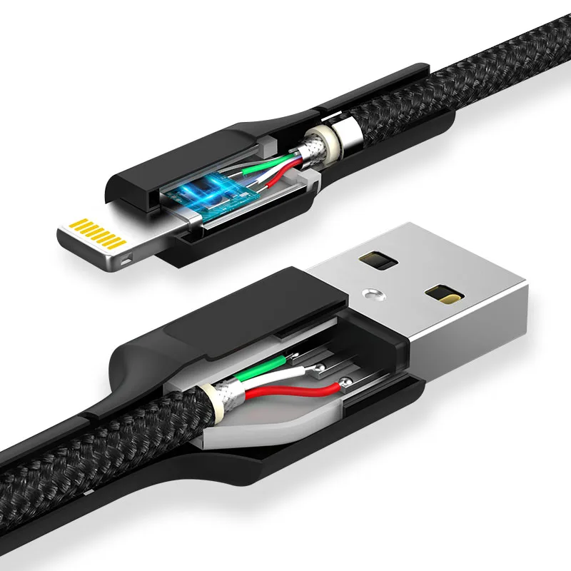 MFi кабель USB для iPhone 8X7 6 S Plus Lightning быстрой зарядки SE 5C usb передачи данных Apple Phone