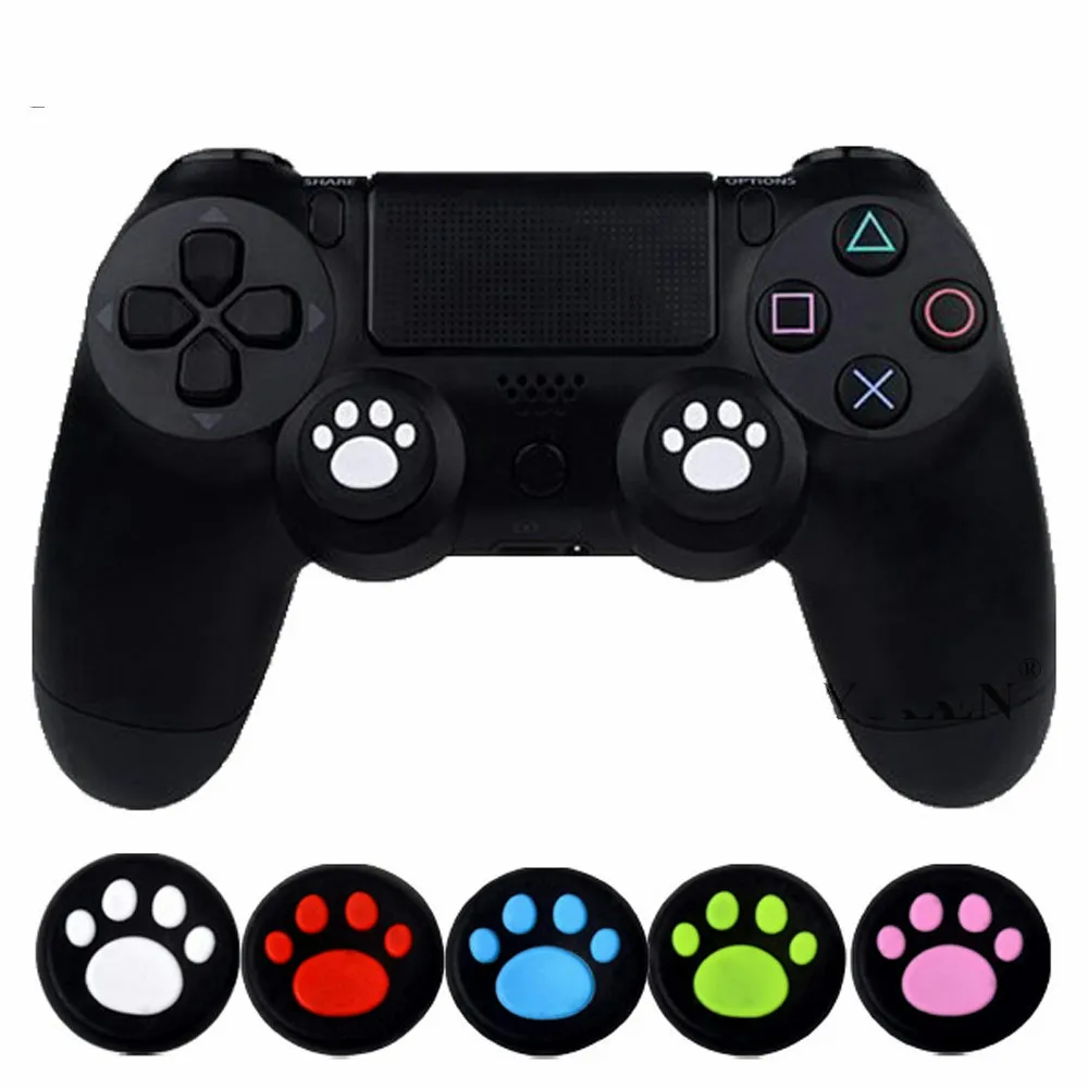 2 шт Череп Силиконовый Аналоговый джойстик ручки для playstation 4 PS4 Pro тонкие