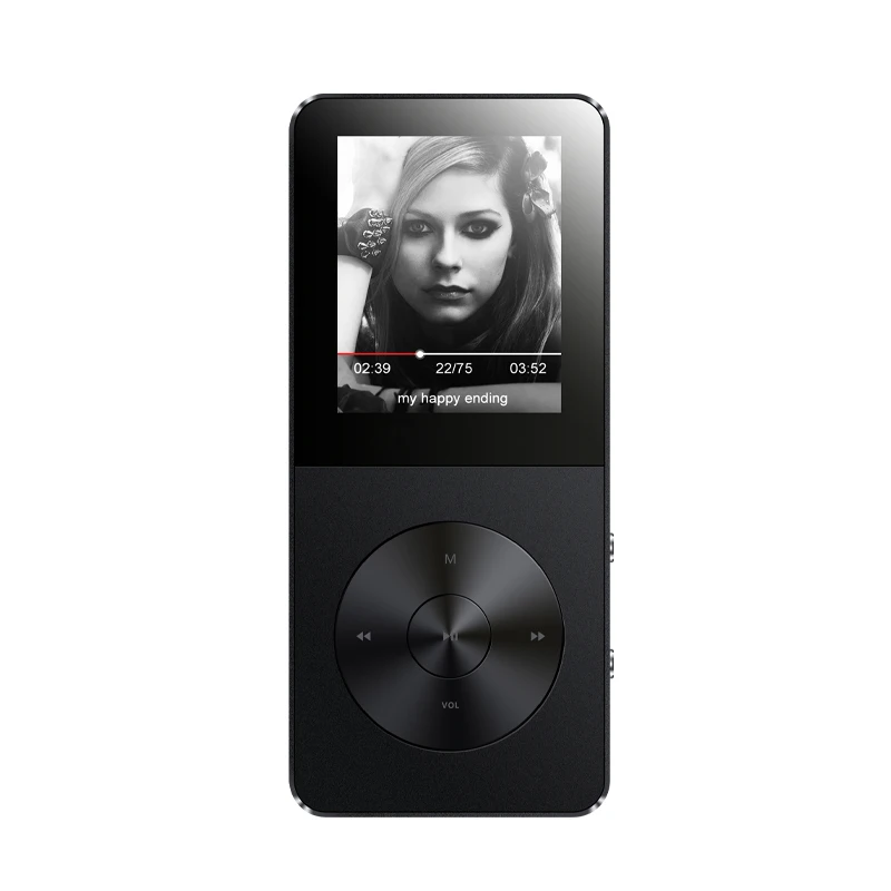 Металлический mp3-плеер без потерь HiFi MP3 музыкальный плеер с экраном 1 8 дюйма