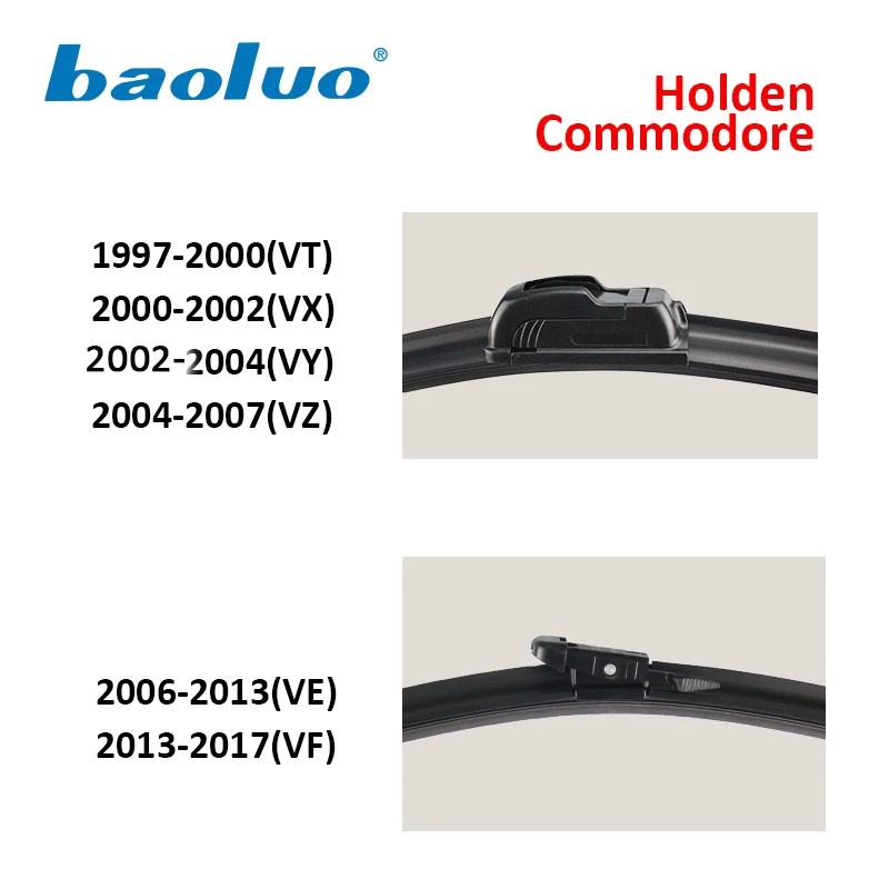 Baoluo стеклоочистителей для holden commodore vt VX. Ю. В. З. ve VF 1997-2017 натуральный каучук