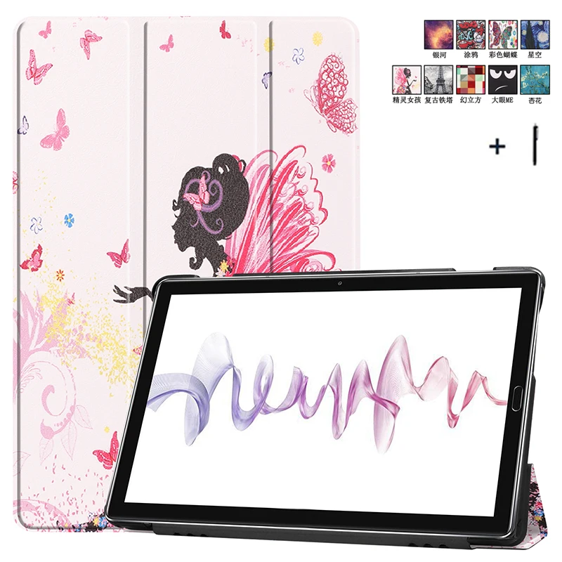 Для Huawei MediaPad M6 Pro 10 8 VRD AL09 кожаный чехол с откидной крышкой и подставкой Чехол для