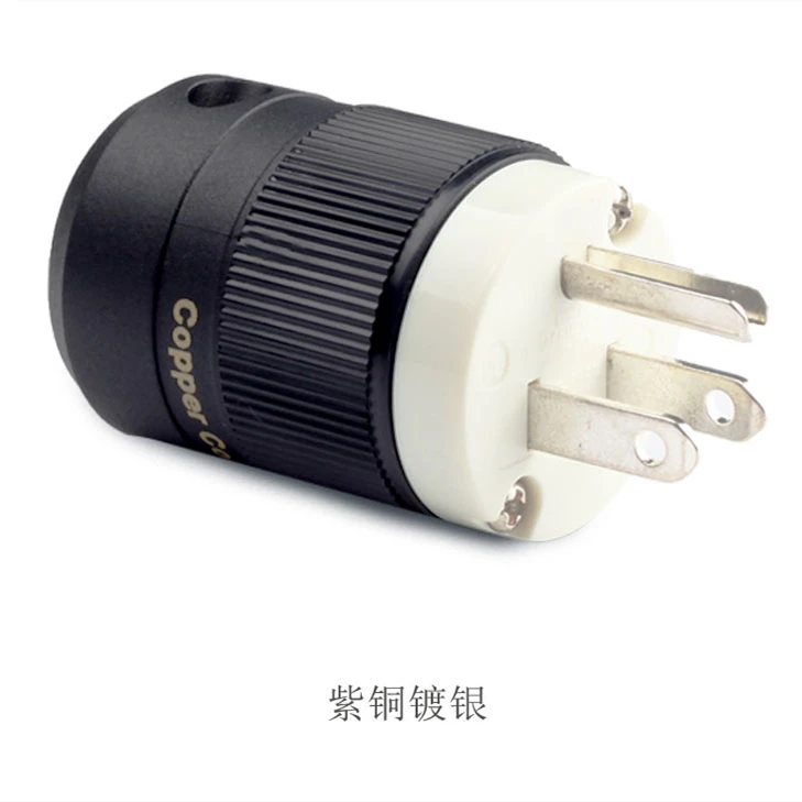 Разъем питания HiFi с родиевым покрытием из красной меди американская