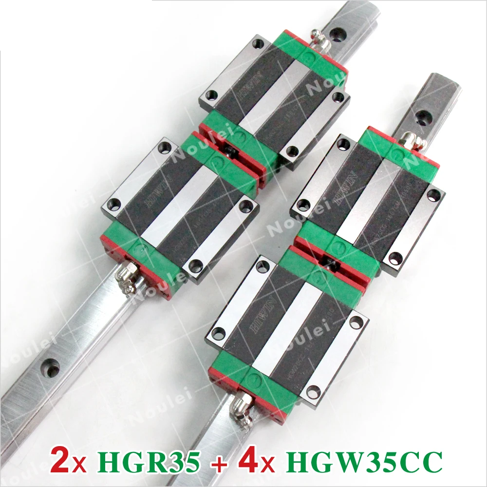 HIWIN HG 35 Линейные направляющие движения HGR35 witn 2 шт. HGW35CA HGW35CC блоки мм ЧПУ набор