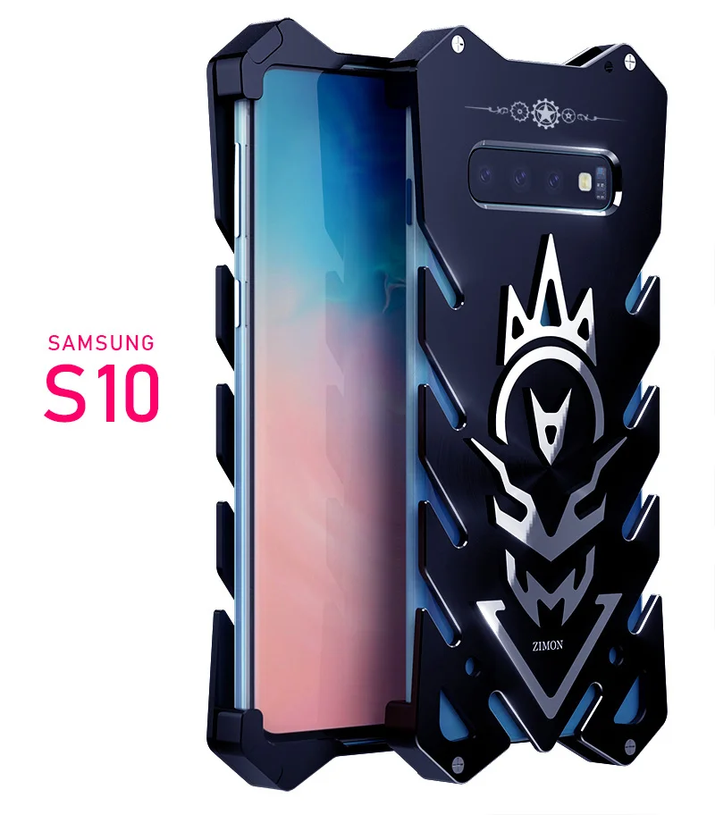 Алюминиевый армированный чехол Thor для Samsung Galaxy S9 Plus S10 A8S S10e + чехол-накладка