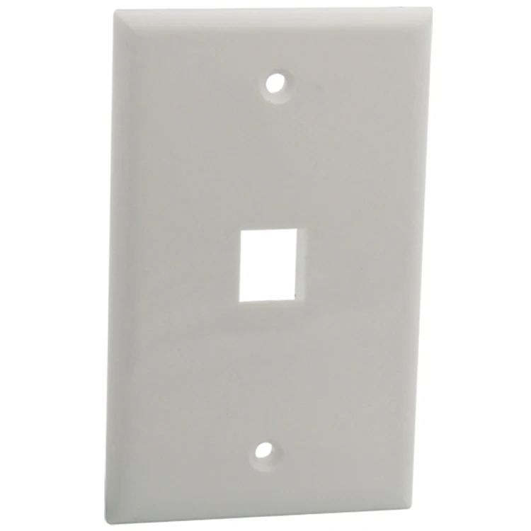 Настенная пластина с 1 портом keystone 114X70 мм|wall plate|keystone wall platekeystone |